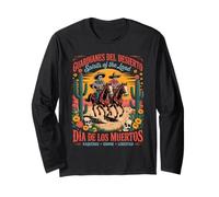 Mexican Cowboy Día de Los Muertos - El Jefe Spirit Long Sleeve T-Shirt