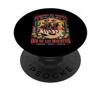 Mexican Cowboy Día de los Muertos - El Jefe Spirit PopSockets Adhesive PopGrip