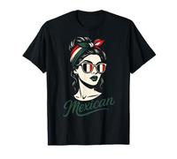 Mexican Culture Vintage Fiesta Pride Mexican Flag T-Shirt