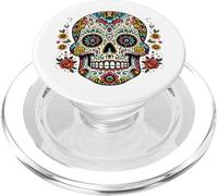 MEXICAN DAY SUGAR SKULL DAY OF THE DEAD DE LOS MUERTOS PopSockets PopGrip for MagSafe