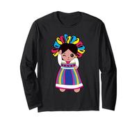 Mexican Doll-Lele Original Muneca Tradicional Mexicana Long Sleeve T-Shirt