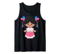 Mexican Doll Maria Mazahua Otomi Lele Traditional Handmade Tank Top