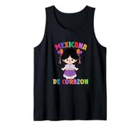 Mexican Doll, Maria. Mexican Mazahua Arte Huichol, Lele Tank Top
