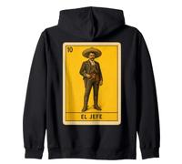 Mexican El Jefe Design - Emiliano Zapata Zip Hoodie