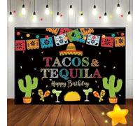Mexican Fiesta Carnival South America Cactus Background Photography Backdrops Scenic Custom Birthday Backdrop Freedom Photo 240X180cm