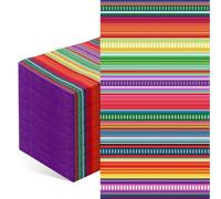 Mexican Fiesta Napkins 100 Pack Mexico Paper Napkins Disposable Cocktail Dinner Napkin Mexican Fiesta Paper Guest Hand Towels for Cinco De Mayo Fiestas Mexicans Birthday Baby Shower Party Decorations