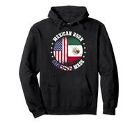 Mexican Flag American US Flag Outfit for Mexico Pullover Hoodie