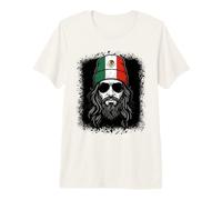 Mexican Flag Beanie Man National Pride Grunge Premium T-Shirt