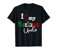 Mexican Flag I Love My Mexicano Uncle Camiseta De Mexico T-Shirt