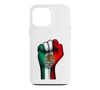 Mexican Flag Raised Fist Pride Viva Mexico Case for iPhone 13 Pro Max