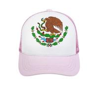 Mexican Flag Symbol Novelty Baseball Caps for Men Women Funny Hollow Hats Adjustable Hip Hop Hat