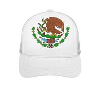 Mexican Flag Symbol Novelty Baseball Caps for Men Women Funny Hollow Hats Adjustable Hip Hop Hat