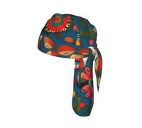 Mexican Folk Art Boho Print Cycling Cap Breathable Headwear
