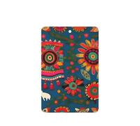 Mexican Folk Art Boho Printing 10 Pcs Air Freshener Cards,Car Scented Hanging Sheets Air Freshener Set For Car Decoration