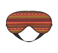 Mexican Folk Art Boho Printing All-Occasion Comfort Cover, Blocks Light Eye Mask, Ideal for Camping,Shifts,Blocks Light Well
