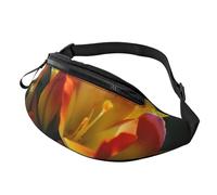 Mexican Food Fanny Pack for Women Men Fashion Waist Pack Adjustable Belt Bag for Workout Running Travelling Casual Waist Bag, Freesia Beautiful Plant Flower, One Size