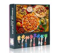 Mexican Food Jigsaw Puzzle: 1000 Piece Challenge with Fresh Lemons, Onions, and Peppers - Vibrant, Colorful Puzzle for Adults and boy - Ideal for Family Fun, Parties, and Gift-Giving