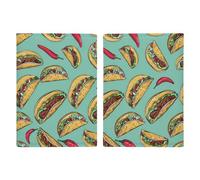 Mexican Food Tacos Pepper Red Passport Holder PU Leather Passport Protective Cover Travel Wallet Accessories