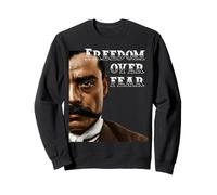 Mexican Freedom Over Fear Emiliano Zapata Revolution Design Sweatshirt