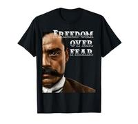 Mexican Freedom Over Fear Emiliano Zapata Revolution Design T-Shirt