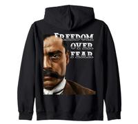 Mexican Freedom Over Fear Emiliano Zapata Revolution Design Zip Hoodie