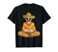 Mexican Gamer Cinco De Mayo Serape Poncho video game T-Shirt