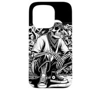 Mexican Gangster Cool Cholo Chicano Skull Skeleton Con Safos Case for iPhone 15 Pro