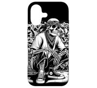 Mexican Gangster Cool Cholo Chicano Skull Skeleton Con Safos Case for iPhone 17
