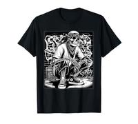 Mexican Gangster Shirt Cool Cholo Chicano Skeleton Con Safos T-Shirt