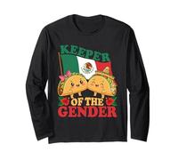 Mexican Gender Reveal - Keeper of The Gender Taco Lover Long Sleeve T-Shirt