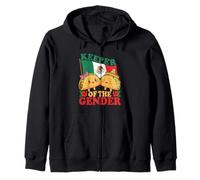 Mexican Gender Reveal - Keeper Of The Gender Taco Lover Zip Hoodie