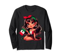 Mexican Girl Power Latina Proud Attitude Mexicans Roots Tee Long Sleeve T-Shirt