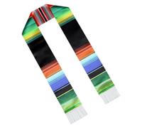 Mexican Graduation Sash | Mexican Graduation Belt | 2024 Mexican Graduation Stole Sash Mexican Serape Scarf Colorful Graduation Stole for Graduation Women Men
