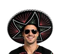 Mexican Hats for Men Large Brim Traditional Photo Booth Prop