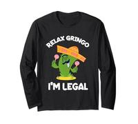 Mexican Immigrant Pride Design Long Sleeve T-Shirt