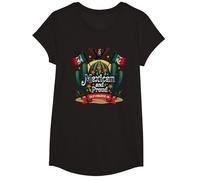 Mexican Independence Day Proud Patriotic September 16 T-Shirt, Girls, Black, Medium