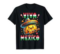 Mexican Independence Day Viva Mexico Funny Tacos Guitar Kids T-Shirt