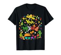 Mexican Independence Day Viva Mexico Otomi Girls Kids Women T-Shirt