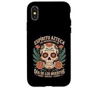 Mexican Indigenous Roots Dia de los Muertos Espíritu Azteca Case for iPhone X/XS