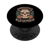 Mexican Indigenous Roots Dia de los Muertos Espíritu Azteca PopSockets Adhesive PopGrip