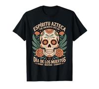 Mexican Indigenous Roots Dia de Los Muertos Espíritu Azteca T-Shirt