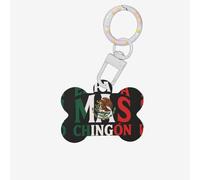 Mexican Inspir Printing Bone Shaped Dog Tag Pet Id Tags,Acrylic Dog Tags Cat Tags with Ring for Dog Cat,Pendant Crafts