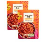 Mexican Inspired Rice, Pack of 2, 250g, Medium Chilli, Vegan, Ready to Eat Hot or Cold, 2 Min Microwave, Tex Mex Style