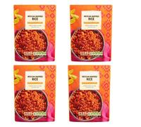 Mexican Inspired Rice, Pack of 4, 250g, Medium Chilli, Vegan, Ready to Eat Hot or Cold, 2 Min Microwave, Tex Mex Style