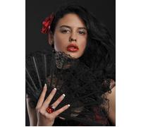 Bristol Novelty BA841 Fan Black Lace Spanish, Womens, One Size