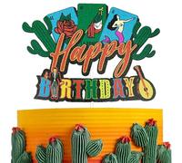 Mexican Loteria Cards Cake Topper, Mexican Bingo Game Theme Happy Birthday Cake Décor, Loteria Fiesta Birthday Party Decoration, La Loteria Party Decoration Supplies