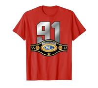 Mexican Lucha Libre - 91st Anniversary T-Shirt, Men, Red, Medium