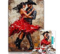 Mexican Man And Woman 1000 Piece Jigsaw Puzzle for Adults Teens,Educational Games Home Decoration Deal As Gifts for The Whole Family (75x50cm)