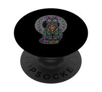Mexican Mayan Aztec Cat Ancient Mesoamerican Mythology Art PopSockets Adhesive PopGrip