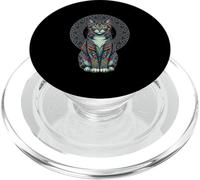 Mexican Mayan Aztec Cat Ancient Mesoamerican Mythology Art PopSockets PopGrip for MagSafe